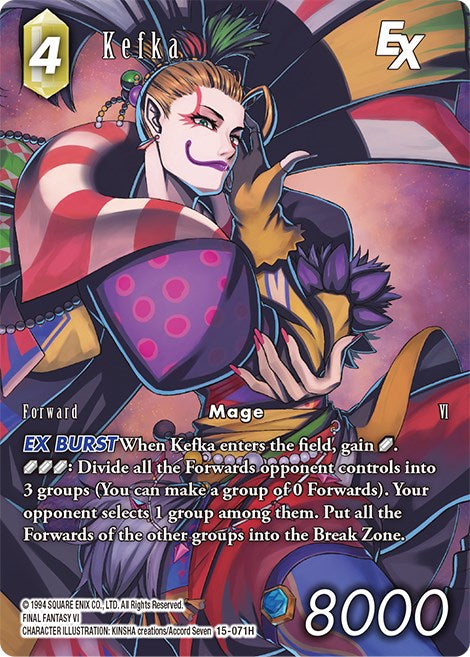 Kefka EX (Full Art) [Crystal Dominion] | Odin's Place