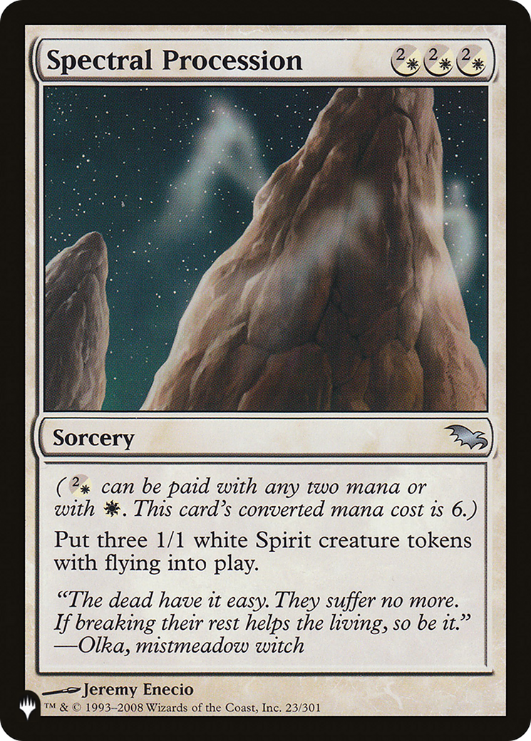 Spectral Procession [The List] | Odin's Place
