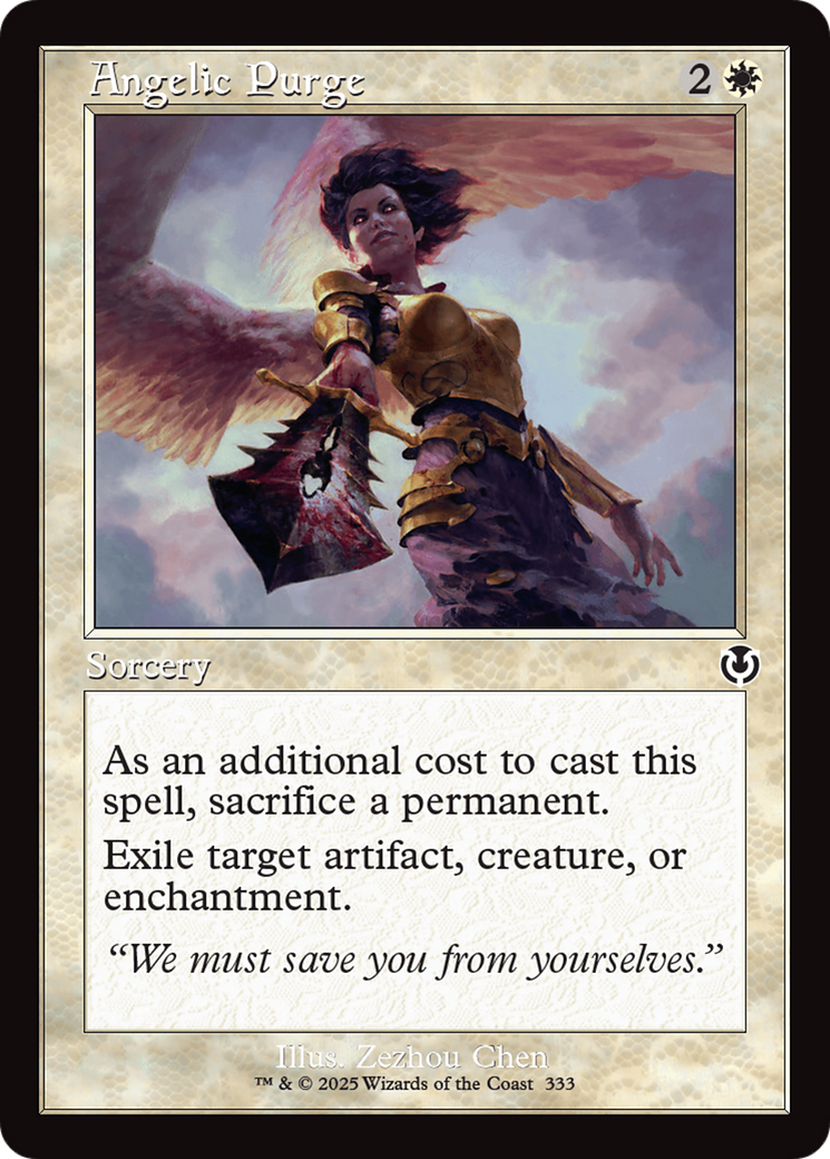 Angelic Purge (Retro Frame) [Innistrad Remastered] | Odin's Place
