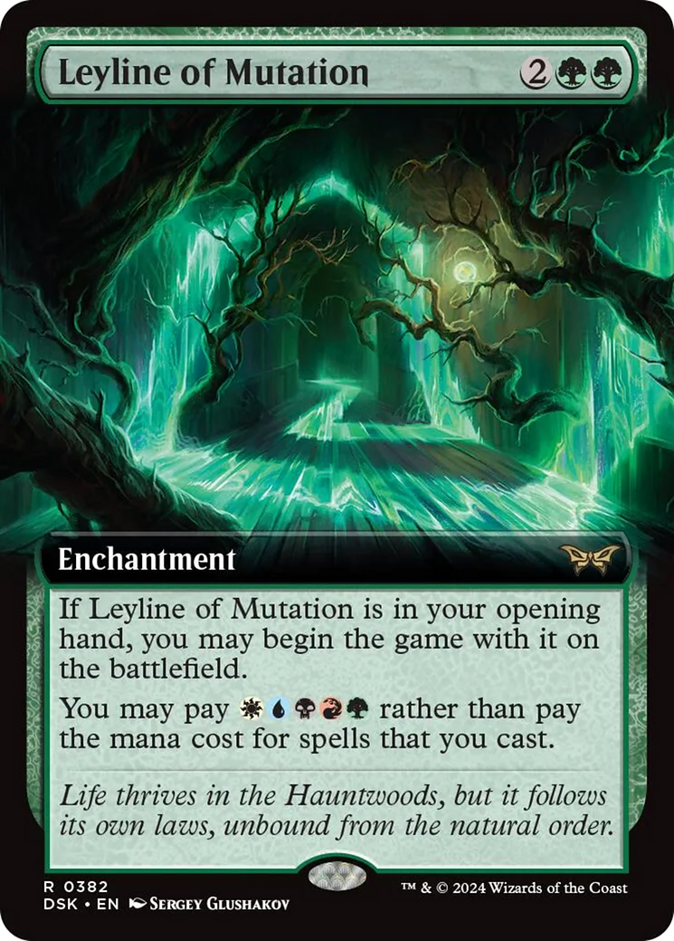 Leyline of Mutation (Extended Art) [Duskmourn: House of Horror] | Odin's Place