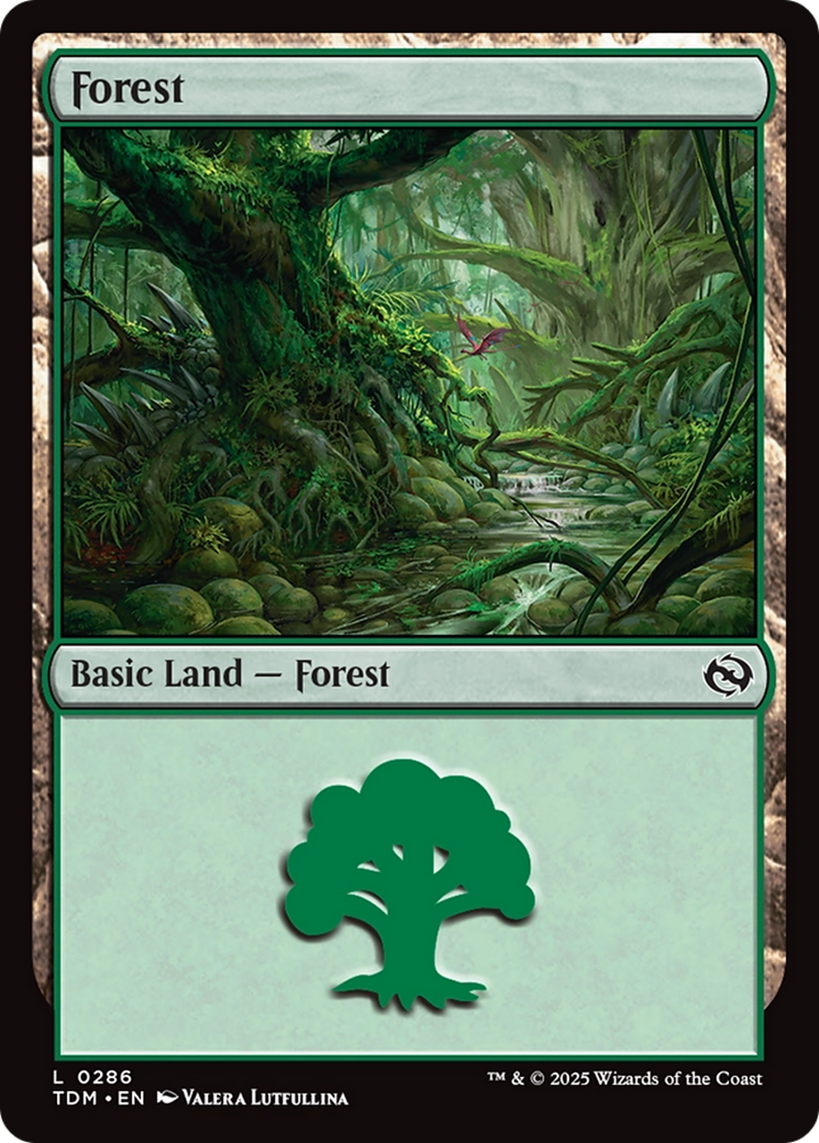 Forest (0286) [Tarkir: Dragonstorm] | Odin's Place