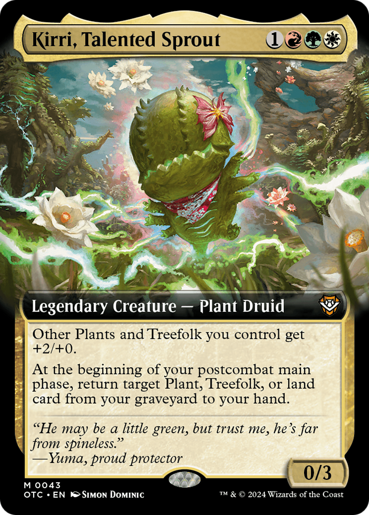 Kirri, Talented Sprout (Extended Art) [Outlaws of Thunder Junction Commander] | Odin's Place
