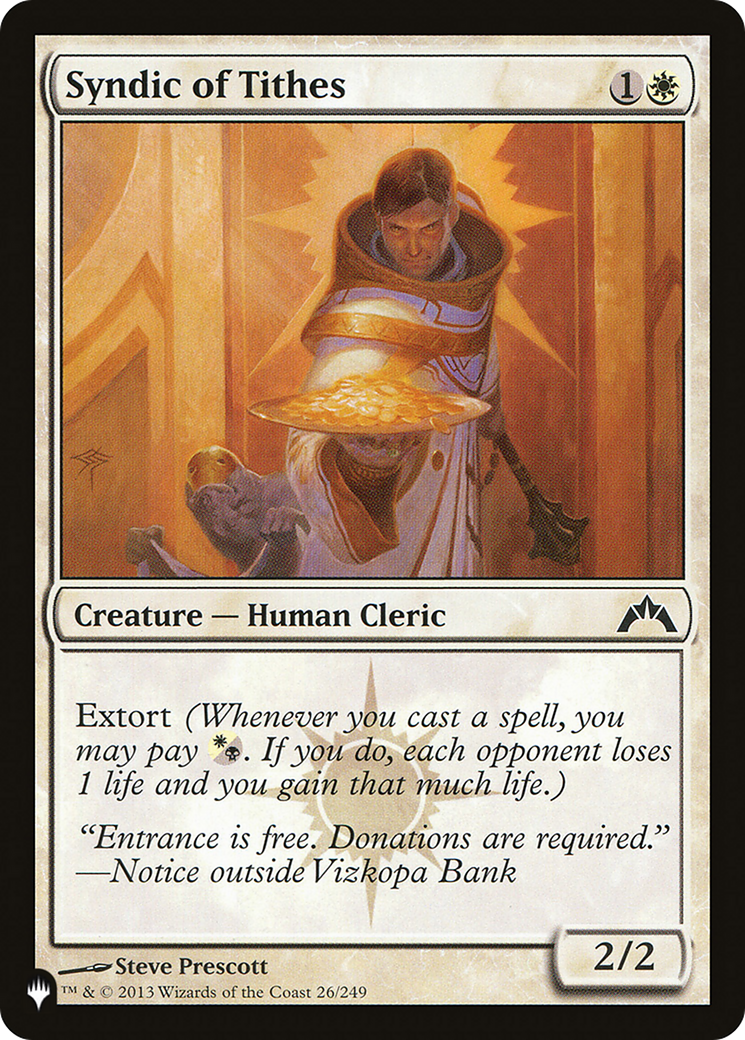 Syndic of Tithes [The List] | Odin's Place