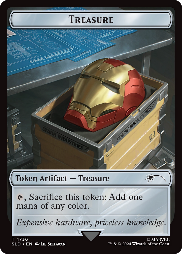 Treasure Token (1736) (Rainbow Foil) [Secret Lair Drop Series] | Odin's Place