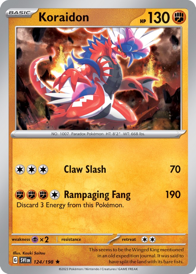 Koraidon (124/198) (Theme Deck Exclusive) [Scarlet & Violet: Black Star Promos] | Odin's Place