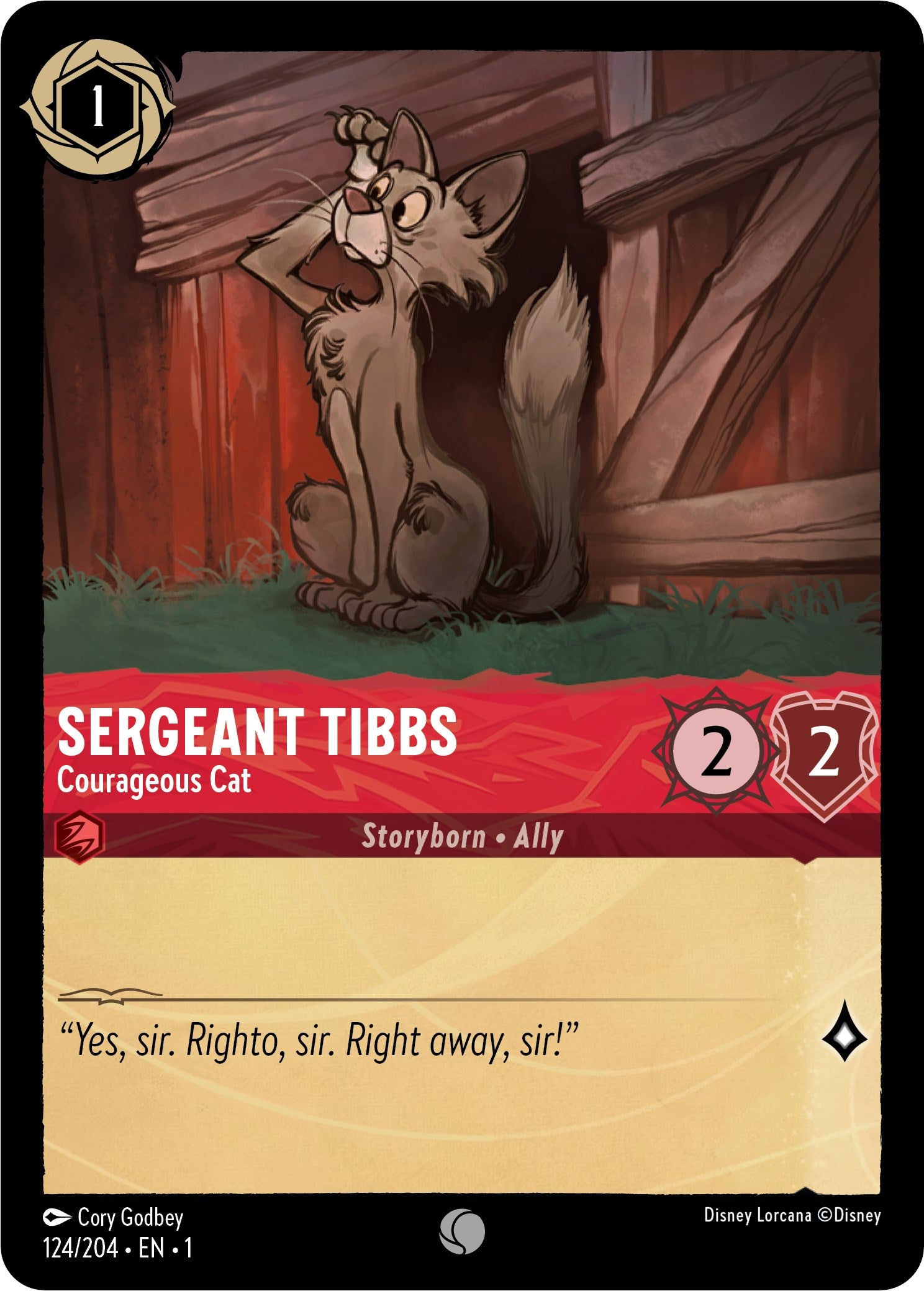 Sergeant Tibbs - Courageous Cat (124/204) [The First Chapter] | Odin's Place