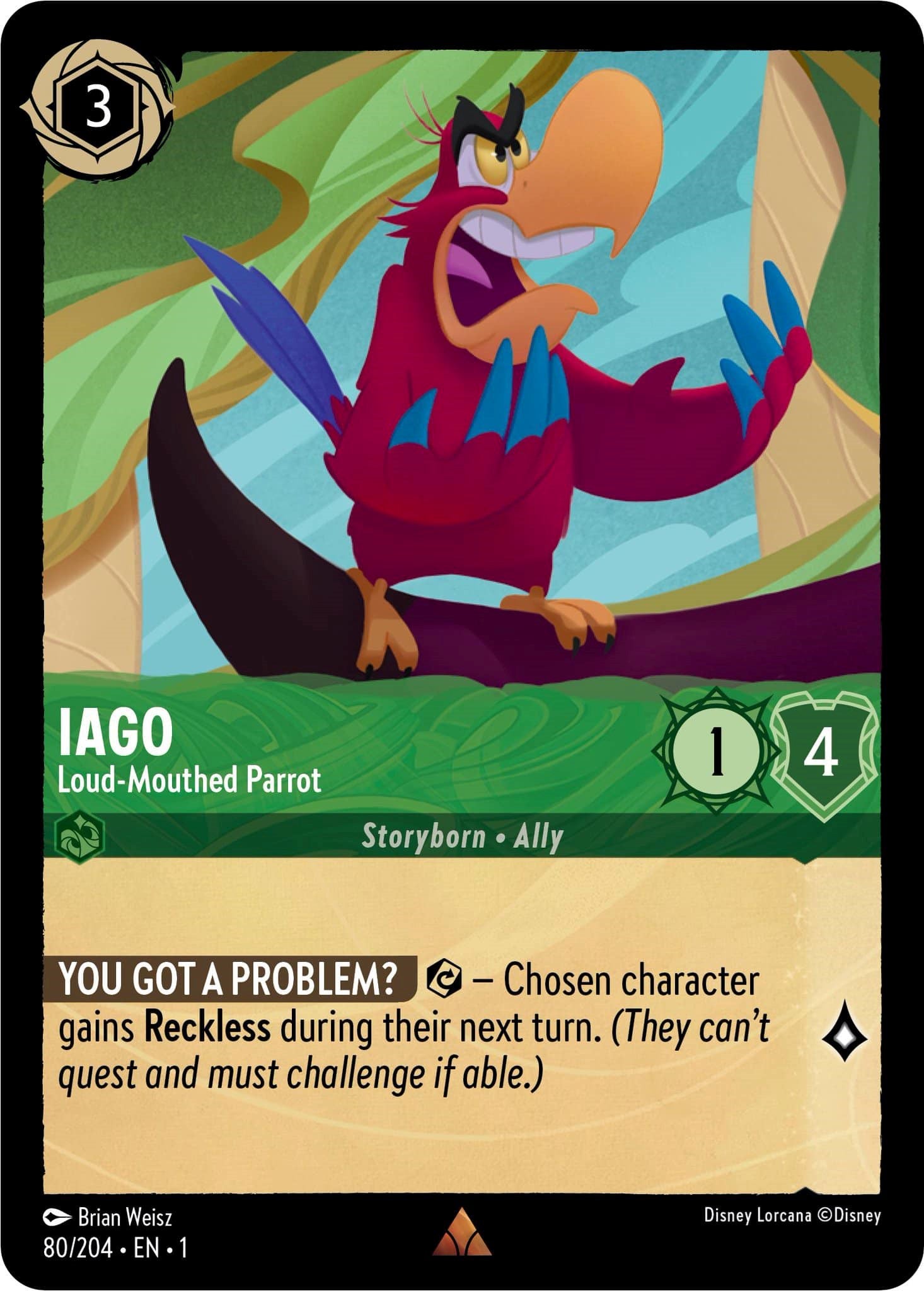 Iago - Loud-Mouthed Parrot (80/204) [The First Chapter] | Odin's Place