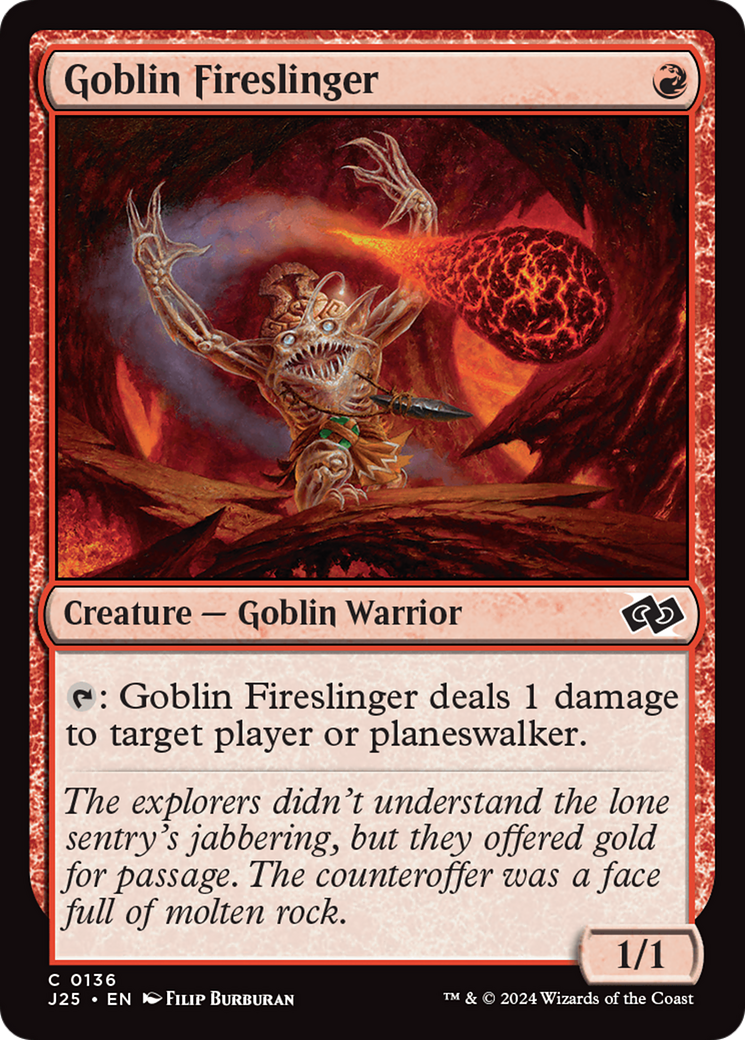 Goblin Fireslinger [Foundations Jumpstart] | Odin's Place