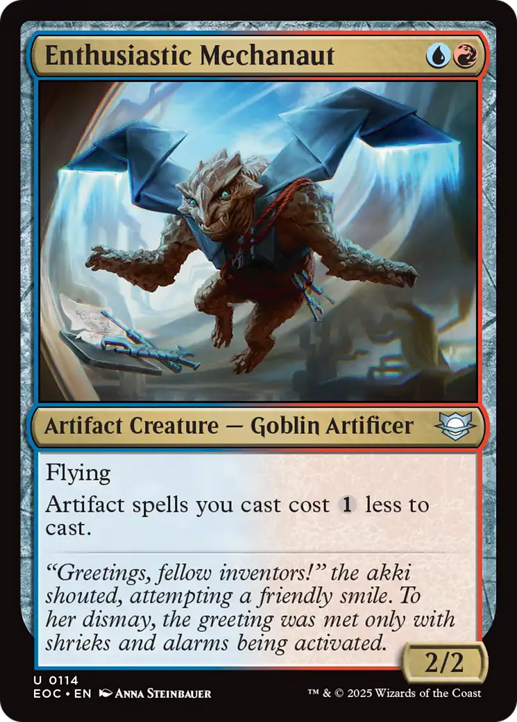 Enthusiastic Mechanaut [Edge of Eternities Commander] | Odin's Place