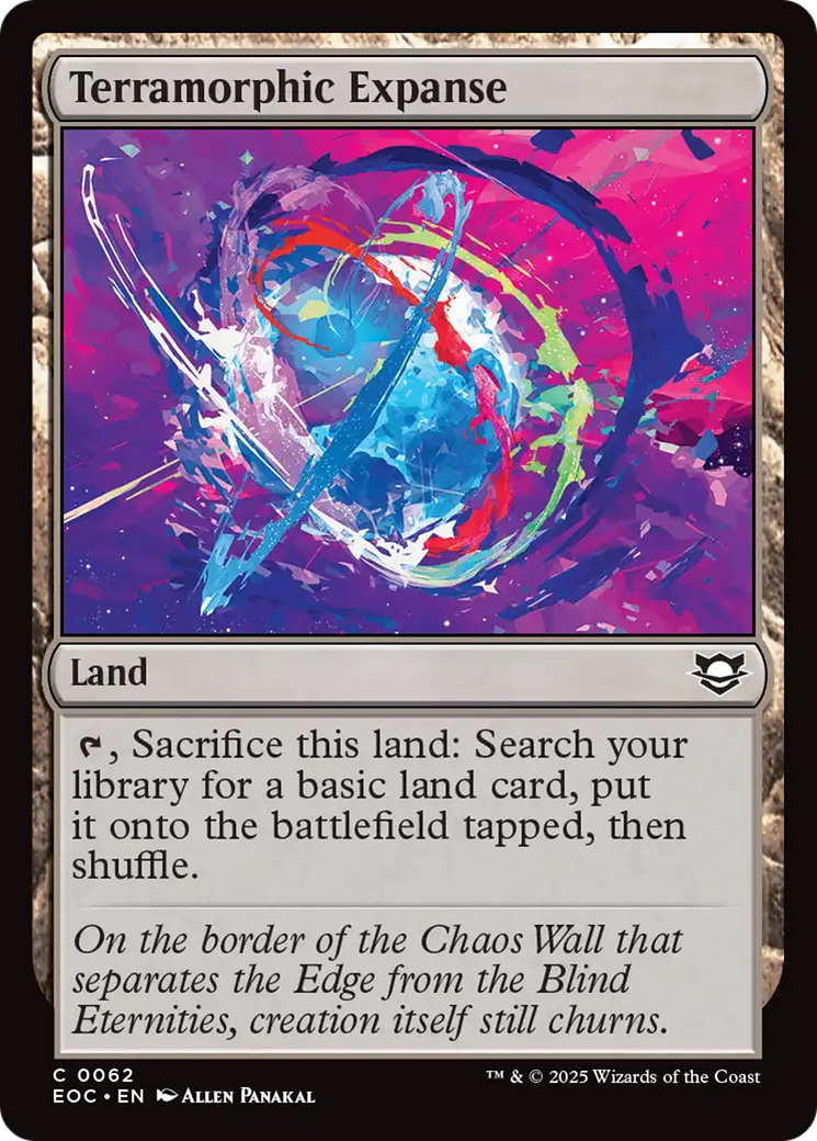 Terramorphic Expanse [Edge of Eternities Commander] | Odin's Place