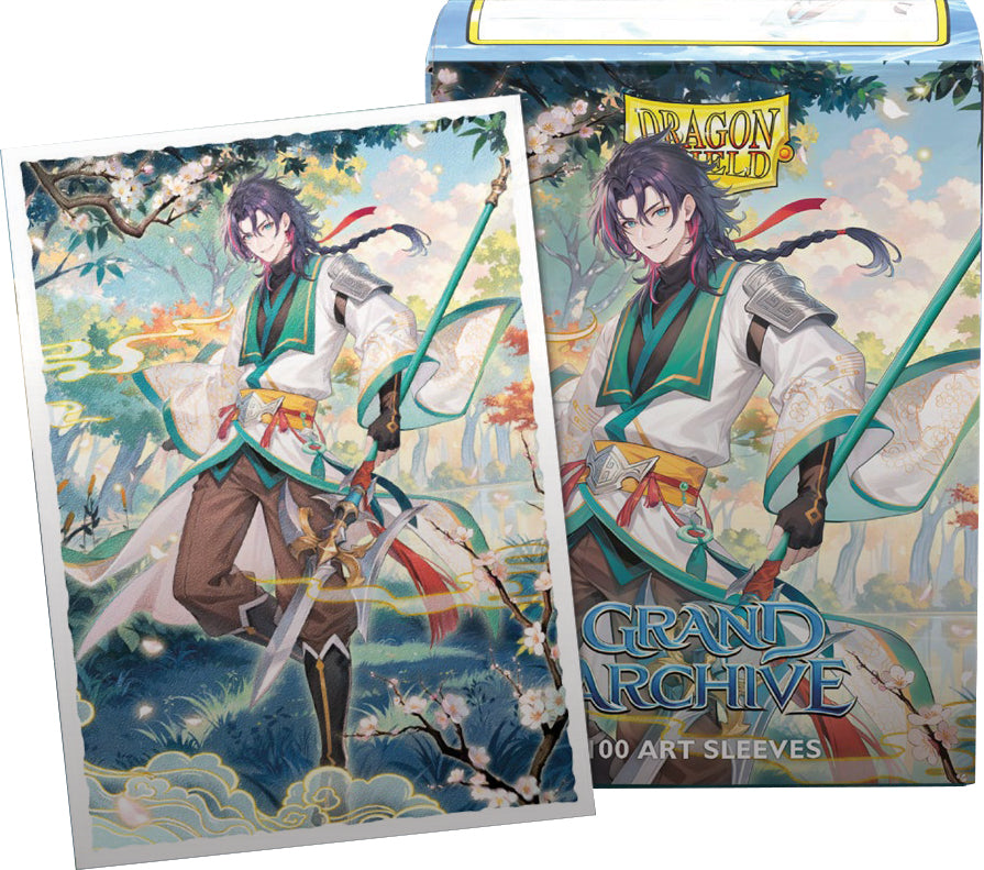 Dragon Shields: (100) Matte Art - Grand Archive - Jin, Fate Defiant | Odin's Place