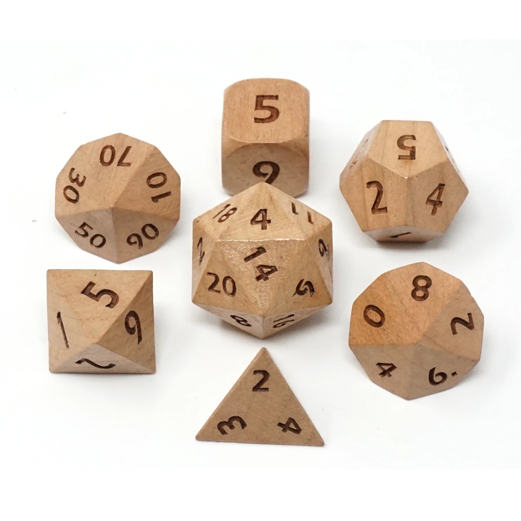 Mimic Dice Company Cherrywood Wooden Dice Set | Odin's Place