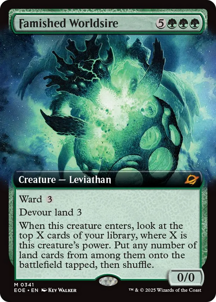 Famished Worldsire (Extended Art) [Edge of Eternities] | Odin's Place
