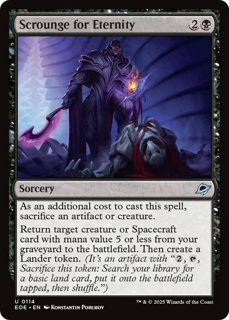 Scrounge for Eternity [Edge of Eternities] | Odin's Place