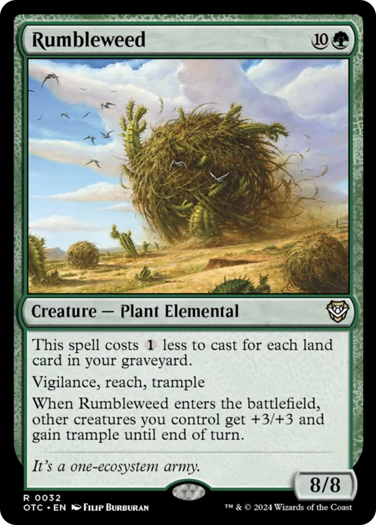 Rumbleweed [Outlaws of Thunder Junction Commander] | Odin's Place