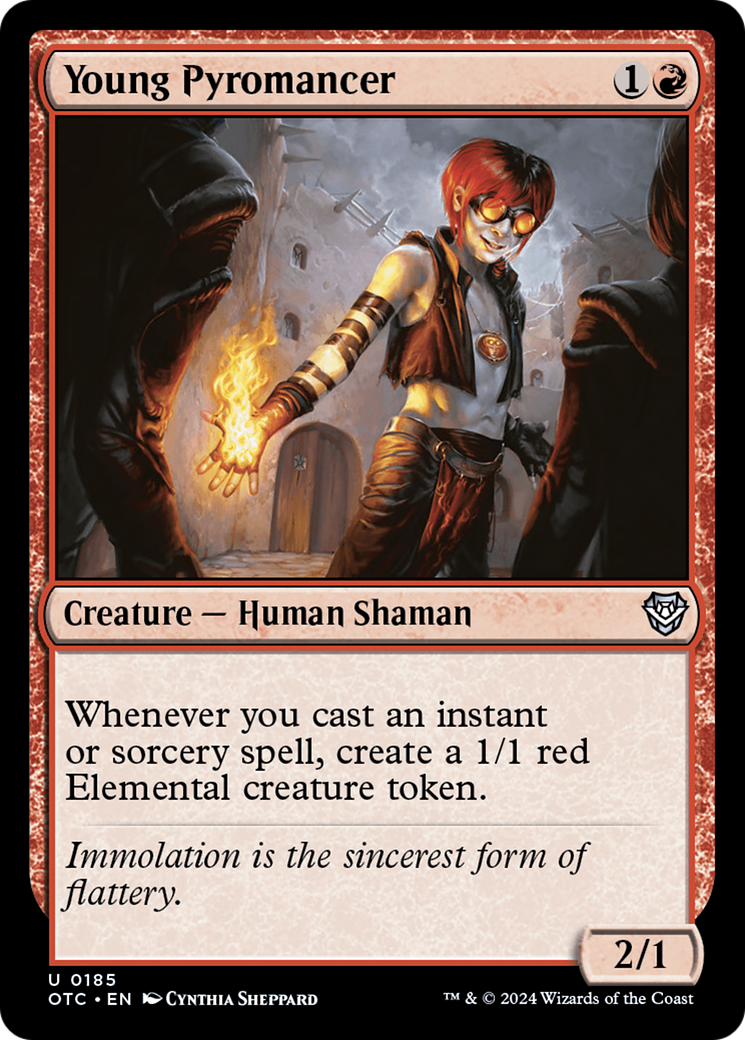 Young Pyromancer [Outlaws of Thunder Junction Commander] | Odin's Place