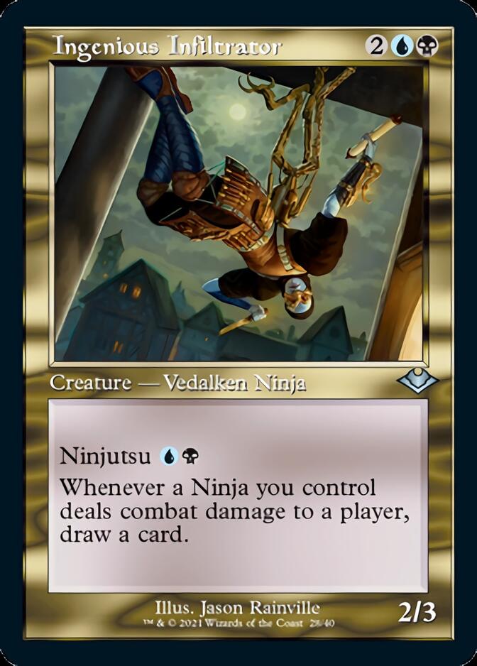 Ingenious Infiltrator (Retro Foil Etched) [Modern Horizons] | Odin's Place