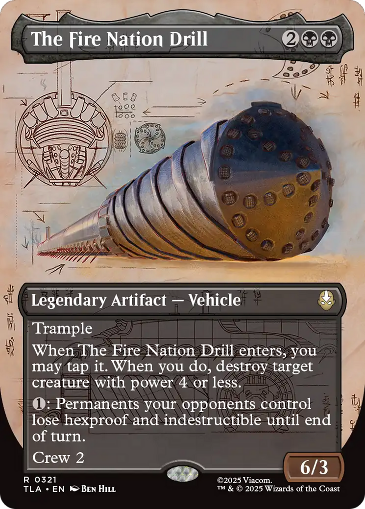 The Fire Nation Drill (Borderless) [Avatar: The Last Airbender] | Odin's Place