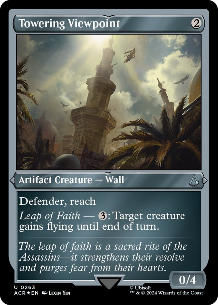 Towering Viewpoint (Foil Etched) [Assassin's Creed] | Odin's Place