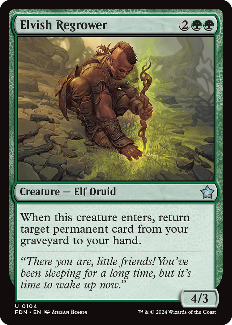 Elvish Regrower [Foundations] | Odin's Place