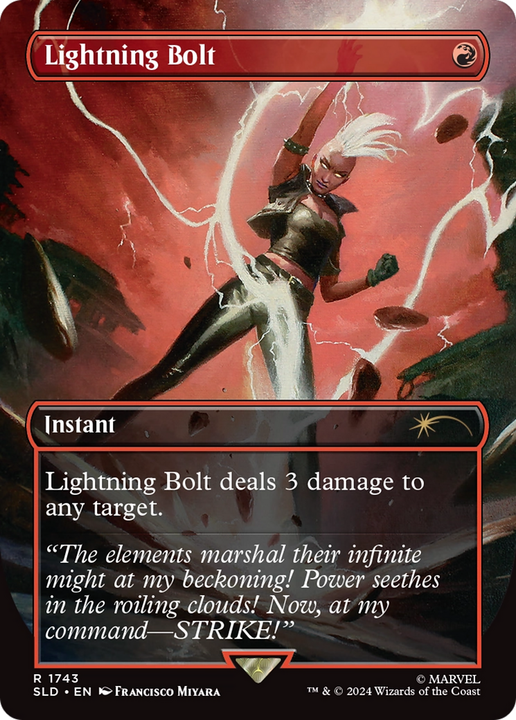 Lightning Bolt (1743) (Rainbow Foil) [Secret Lair Drop Series] | Odin's Place
