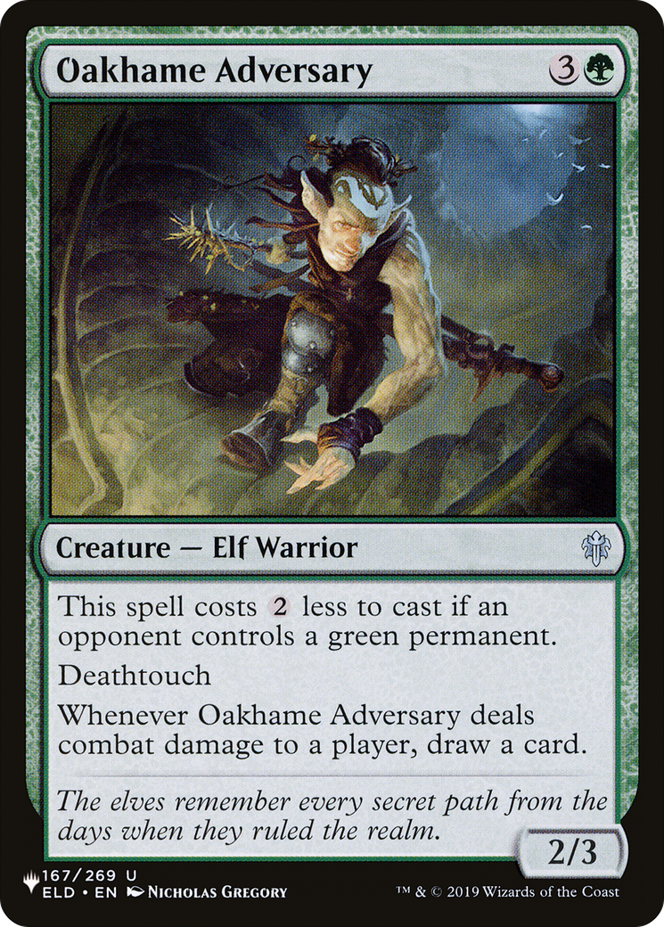 Oakhame Adversary [The List] | Odin's Place