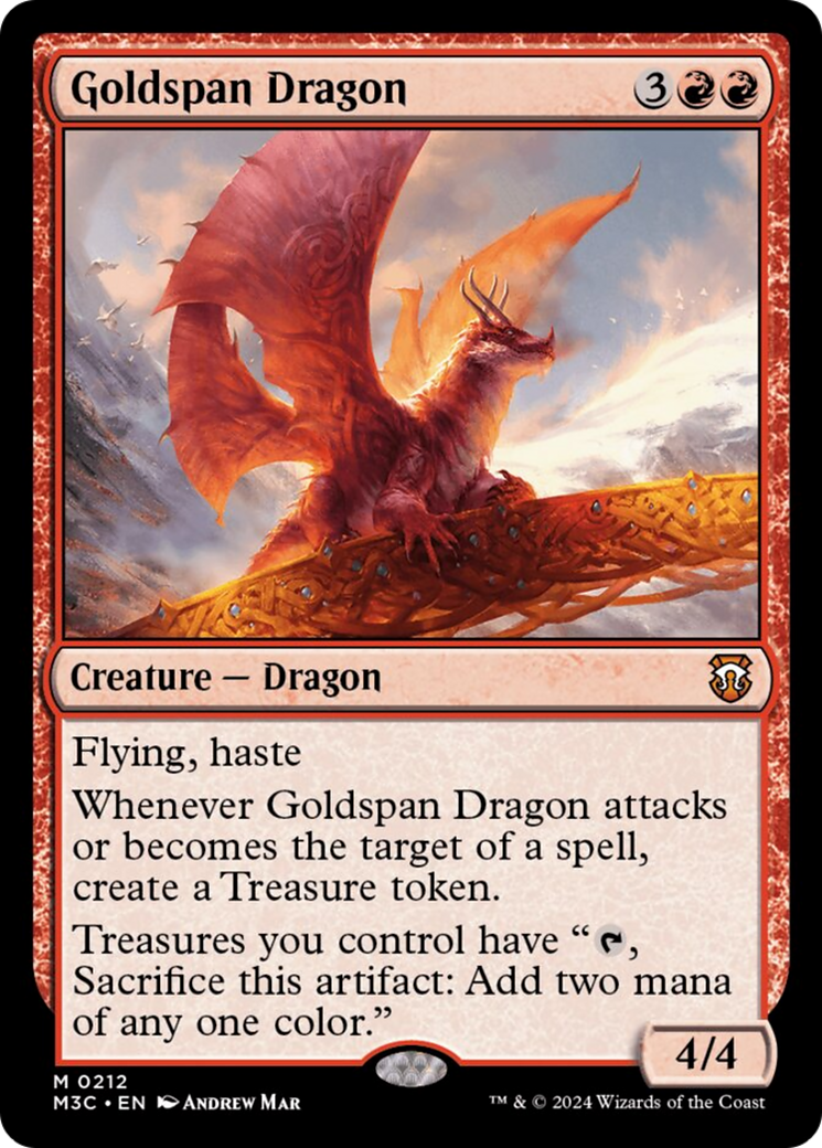 Goldspan Dragon [Modern Horizons 3 Commander] | Odin's Place