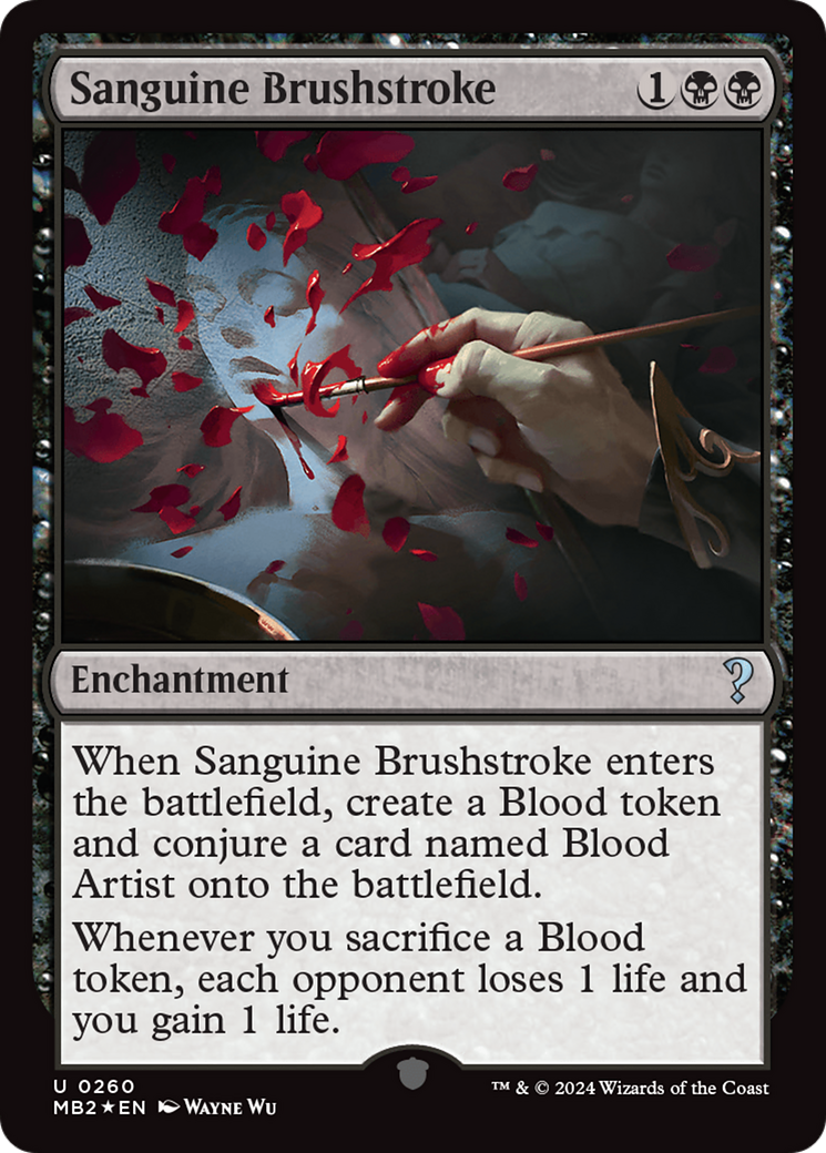 Sanguine Brushstroke [Mystery Booster 2] | Odin's Place