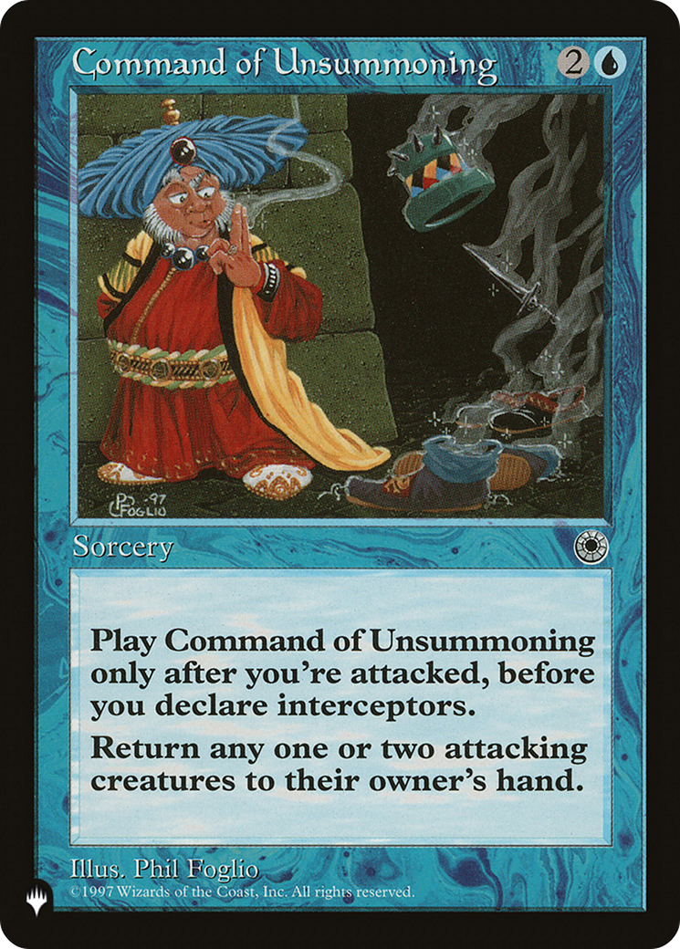 Command of Unsummoning [The List] | Odin's Place