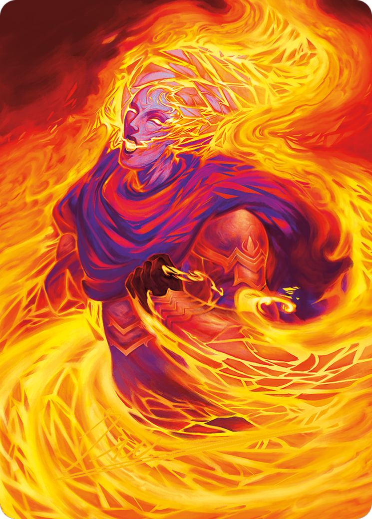 Flare of Duplication Art Card (Gold-Stamped Signature) [Modern Horizons 3 Art Series] | Odin's Place