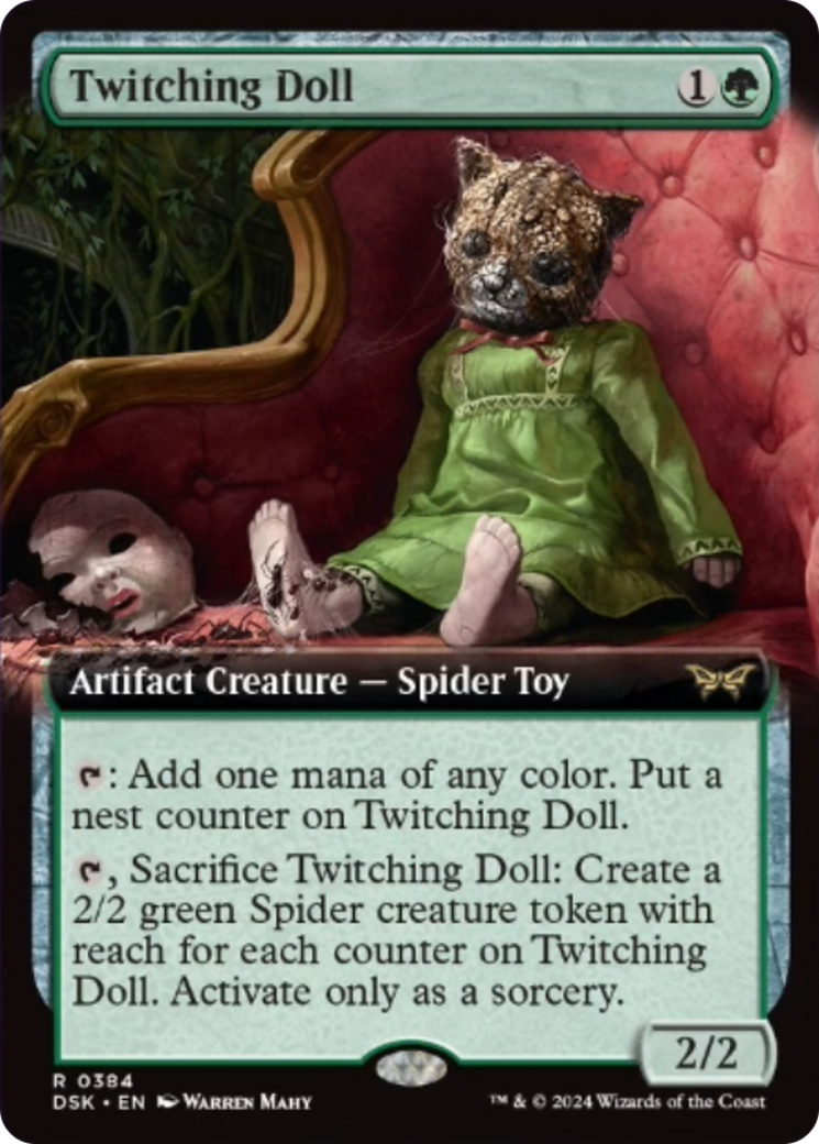 Twitching Doll (Extended Art) [Duskmourn: House of Horror] | Odin's Place