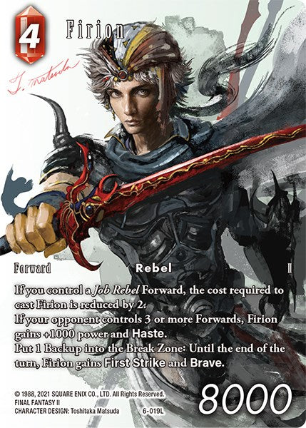 Firion (Full Art Reprint) [Rebellion's Call] | Odin's Place