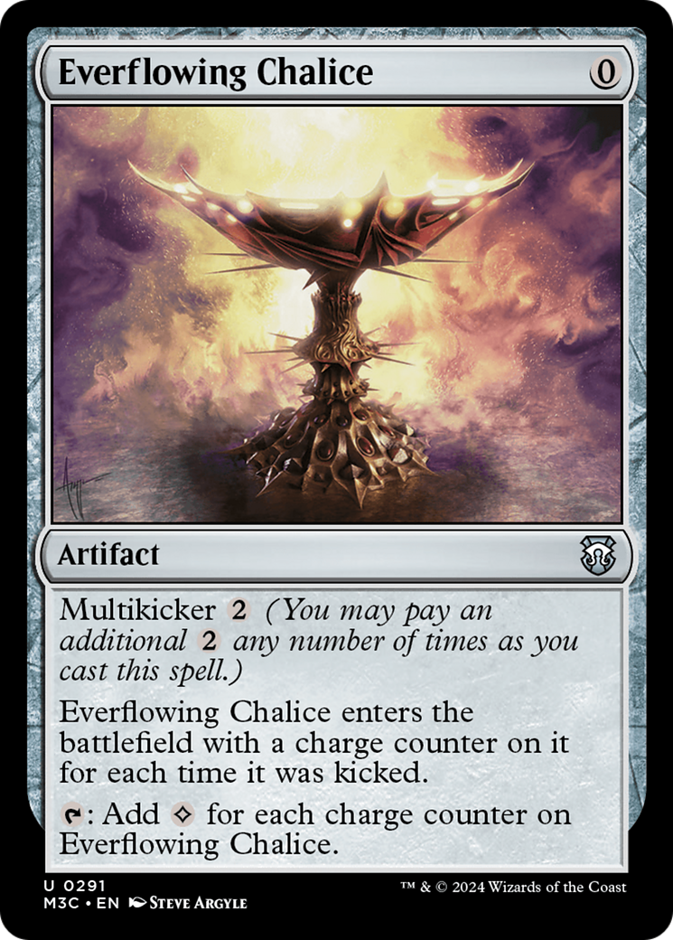 Everflowing Chalice (Ripple Foil) [Modern Horizons 3 Commander] | Odin's Place