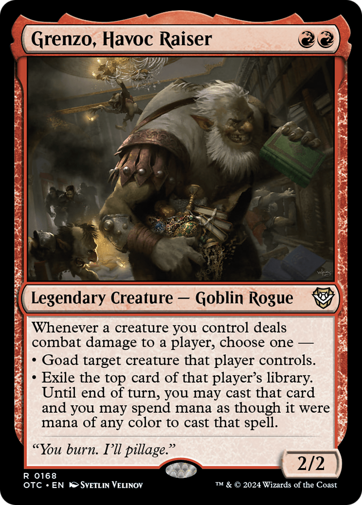 Grenzo, Havoc Raiser [Outlaws of Thunder Junction Commander] | Odin's Place