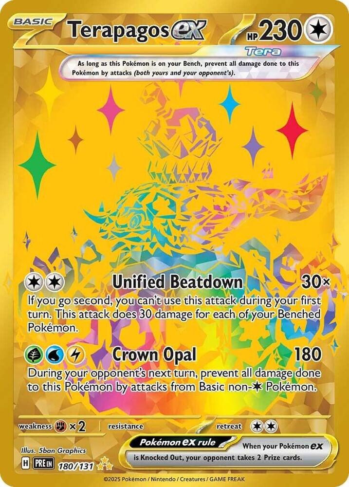 Terapagos ex (180/131) [Scarlet & Violet: Prismatic Evolutions] | Odin's Place