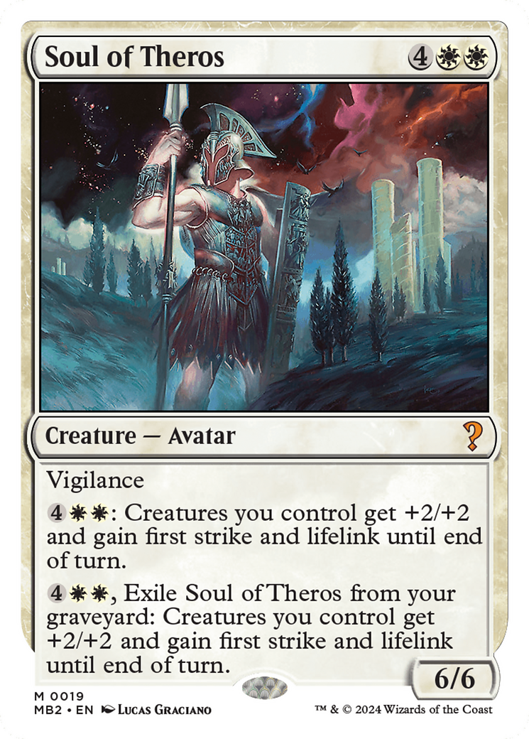 Soul of Theros (White Border) [Mystery Booster 2] | Odin's Place