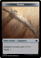 Sword // Manifold Mouse Double-Sided Token [Bloomburrow Tokens] | Odin's Place