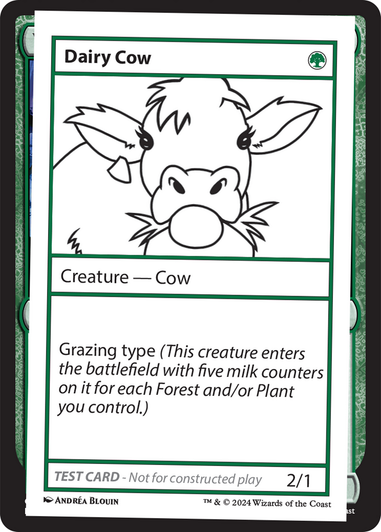Dairy Cow [Mystery Booster 2 Playtest Cards] | Odin's Place