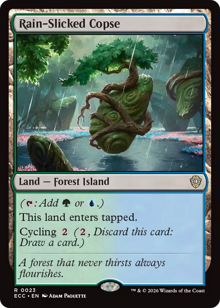 Rain-Slicked Copse [Lorwyn Eclipsed Commander] | Odin's Place