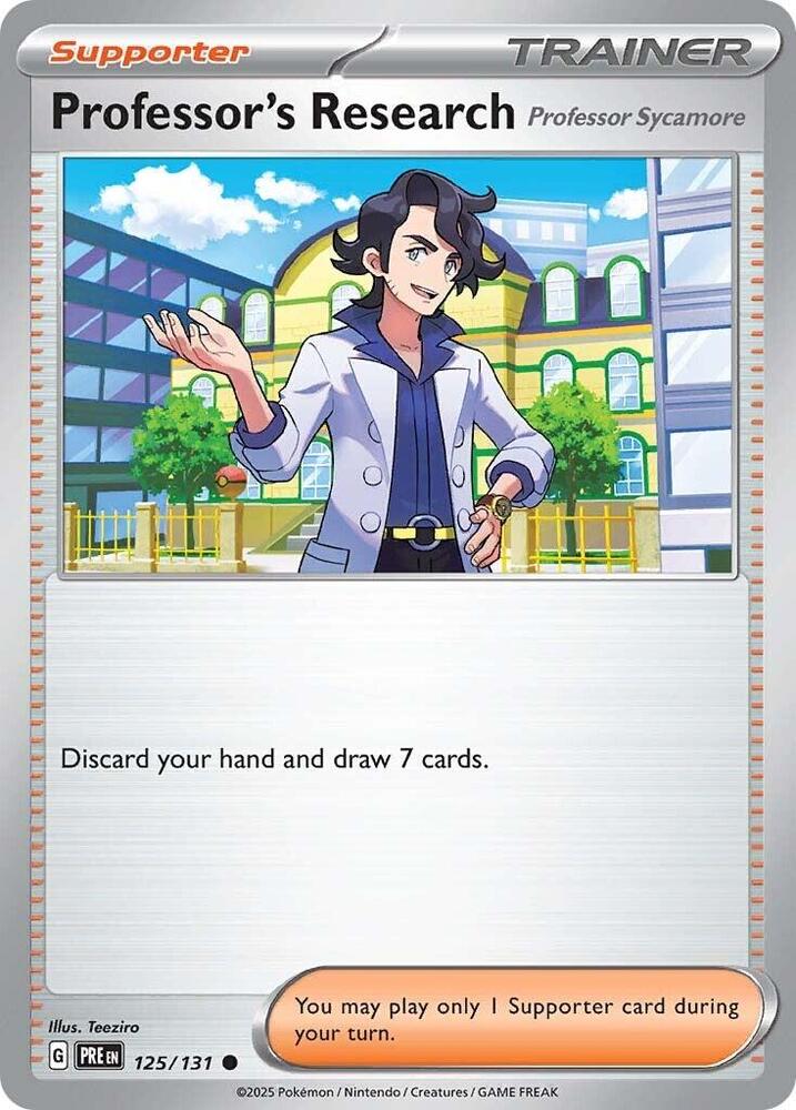 Professor's Research (125/131) [Professor Sycamore] [Scarlet & Violet: Prismatic Evolutions] | Odin's Place