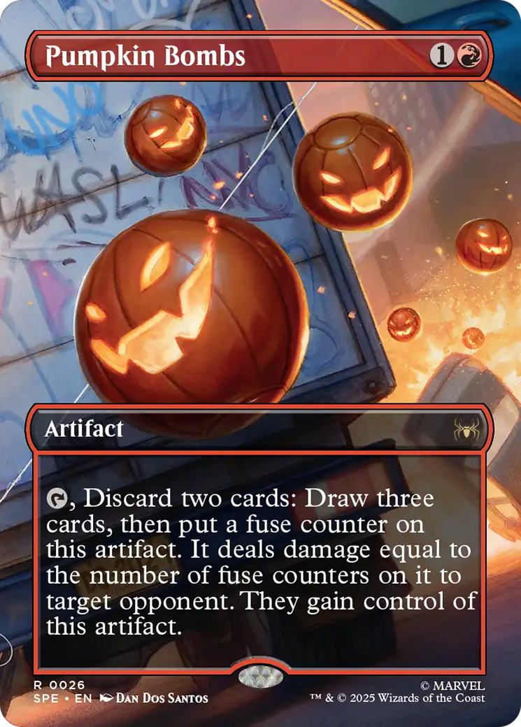 Pumpkin Bombs (Borderless) [Marvel's Spider-Man: Eternal-Legal] | Odin's Place