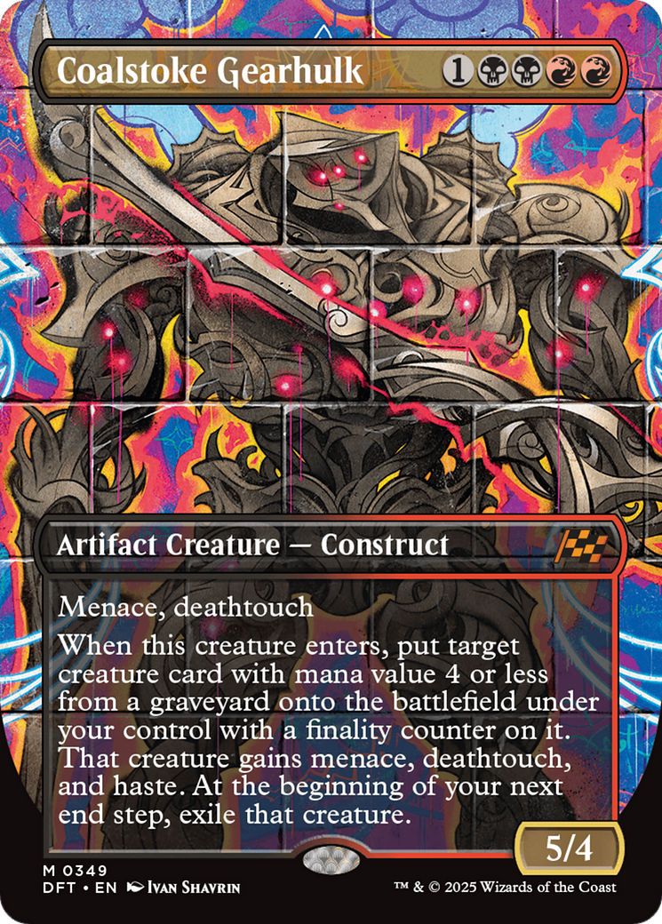 Coalstoke Gearhulk (Borderless) [Aetherdrift] | Odin's Place