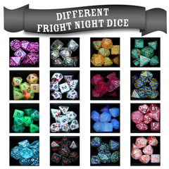 1985 Games: Fright Night Mystery Dice – Spooky Dice, Pin and Sticker Blind Bag | Odin's Place