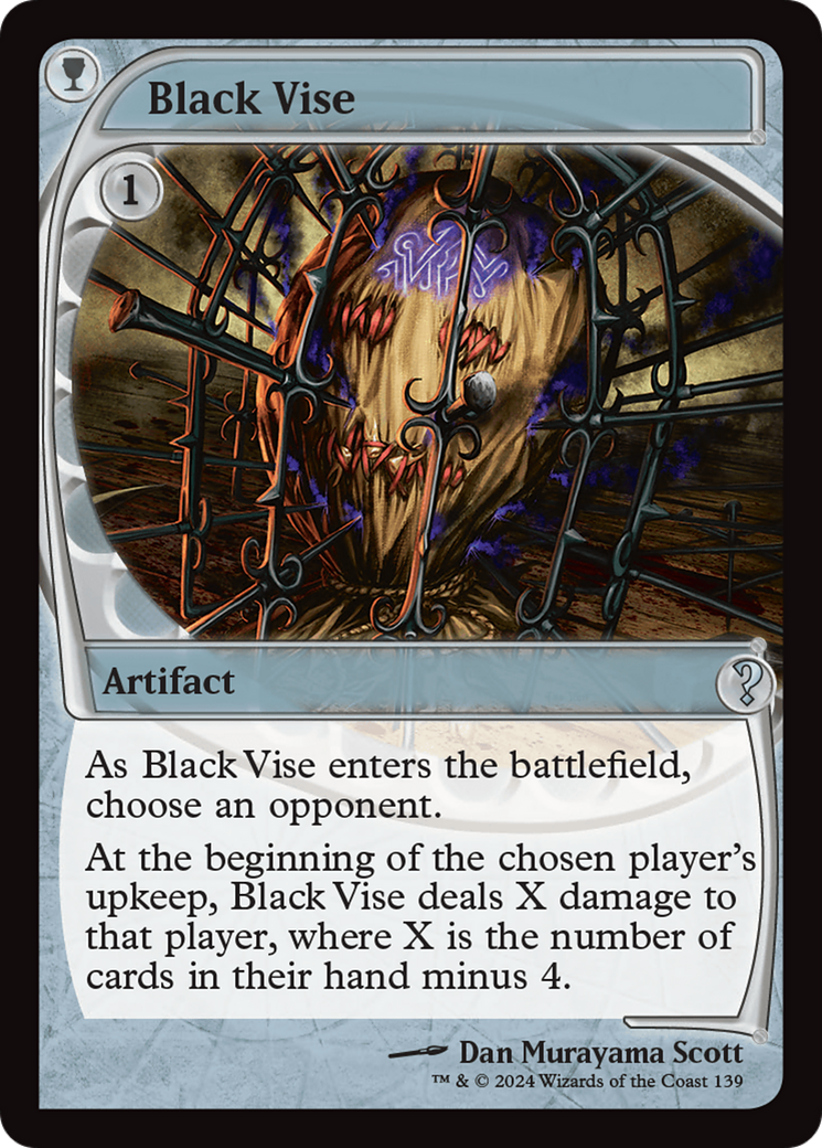 Black Vise (Future Sight) [Mystery Booster 2] | Odin's Place