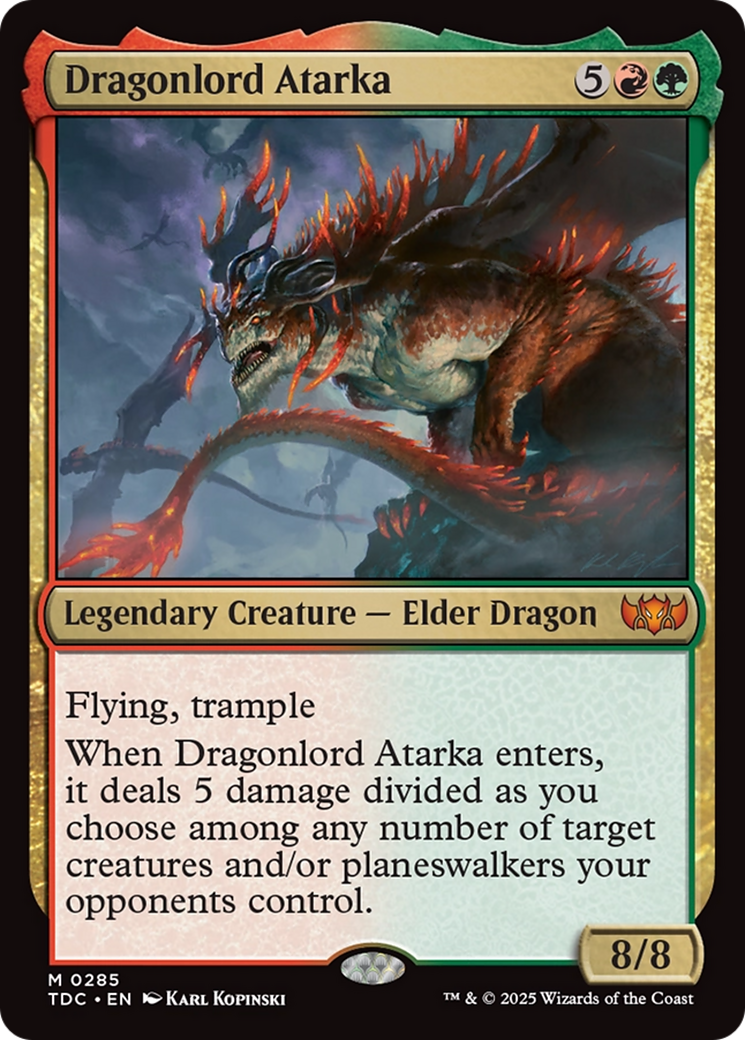 Dragonlord Atarka [Tarkir: Dragonstorm Commander] | Odin's Place