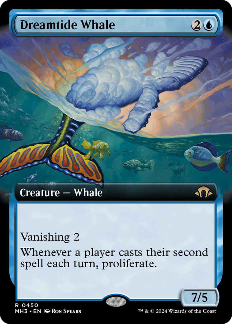 Dreamtide Whale (Extended Art) [Modern Horizons 3] | Odin's Place