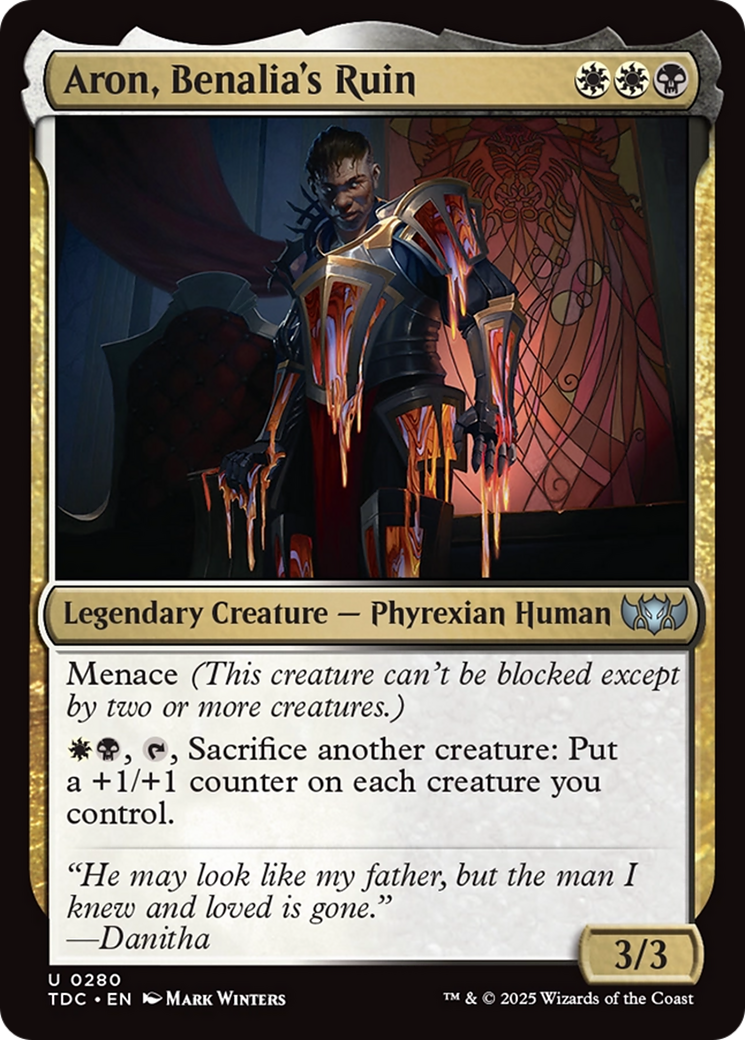 Aron, Benalia's Ruin [Tarkir: Dragonstorm Commander] | Odin's Place