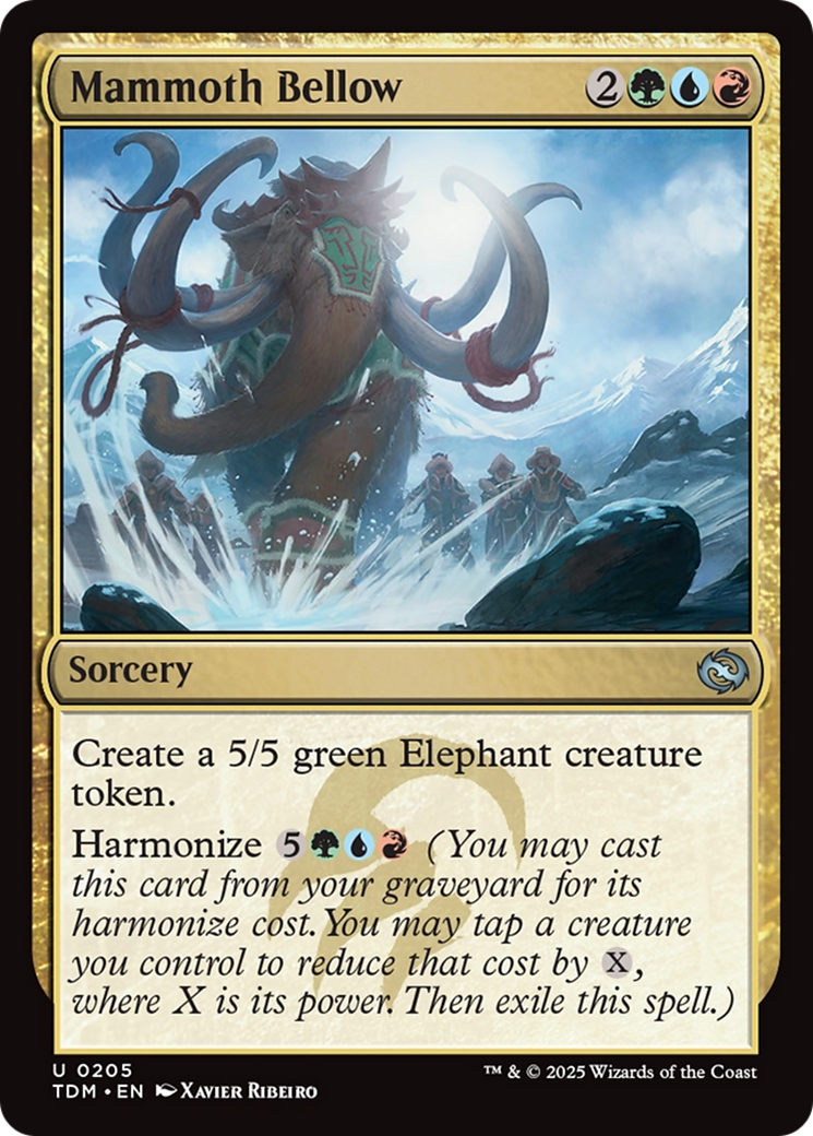 Mammoth Bellow [Tarkir: Dragonstorm] | Odin's Place
