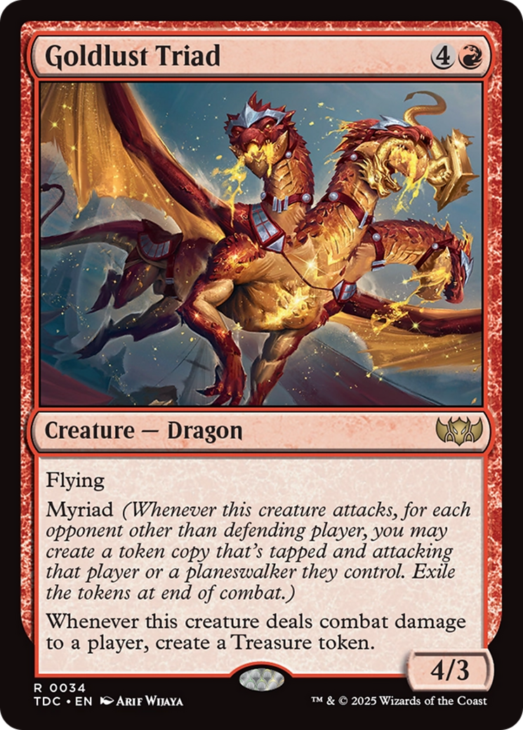 Goldlust Triad [Tarkir: Dragonstorm Commander] | Odin's Place