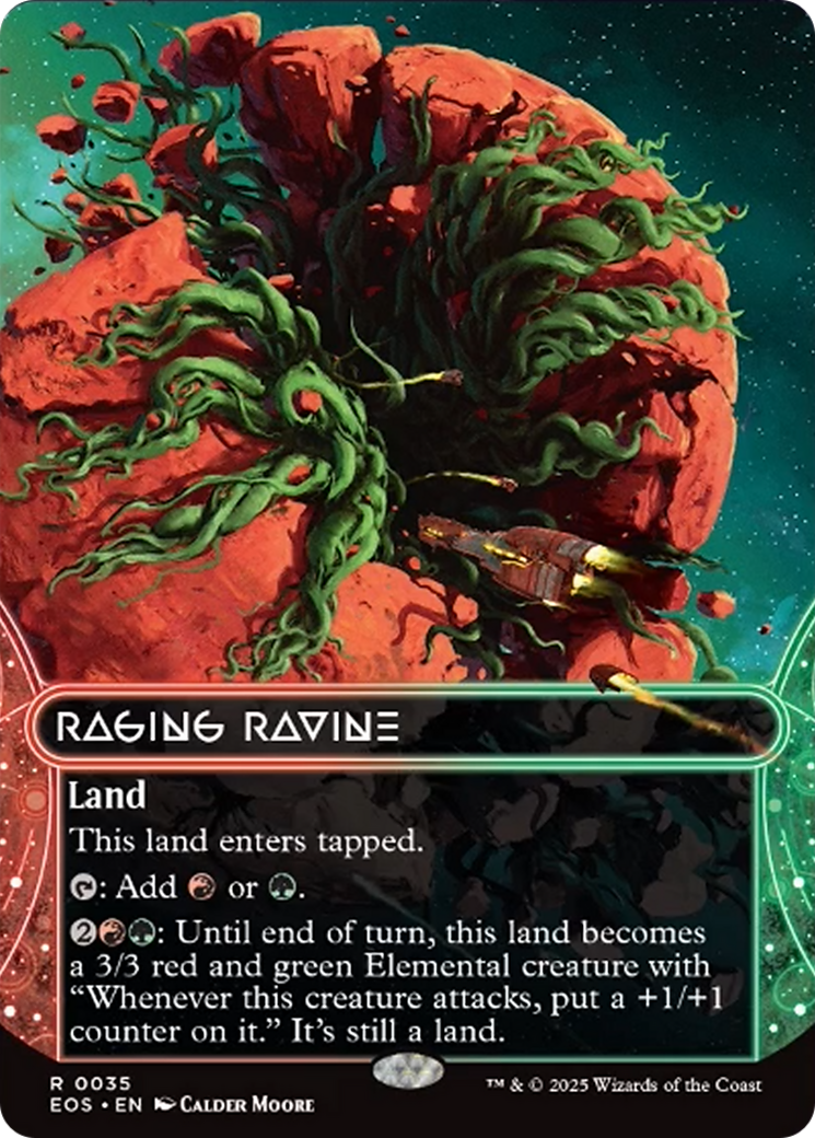 Raging Ravine (0035) (Borderless) [Edge of Eternities: Stellar Sights] | Odin's Place